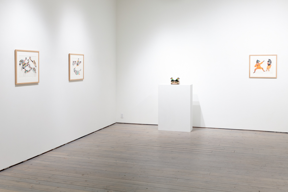 Installation view of Chief Henry Speck at Macaulay & Co. Fine Art