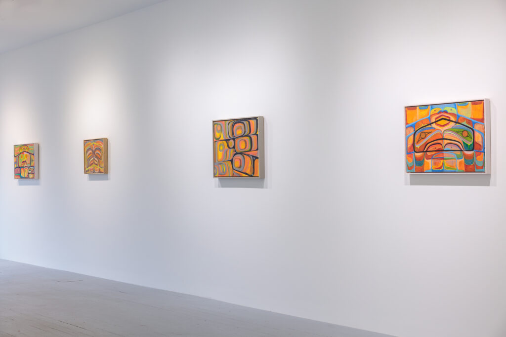 Installation view of Gigaemi Kukwits at Ceremonial/Art Gallery