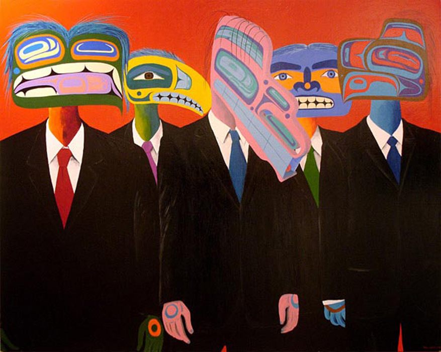 First Nations, Contemporary native artist, Yuxweluptun, Indigenous painting, Native American Art