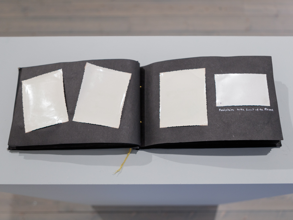 Potassiam fericyanide on vintage silver gelatin, photo album