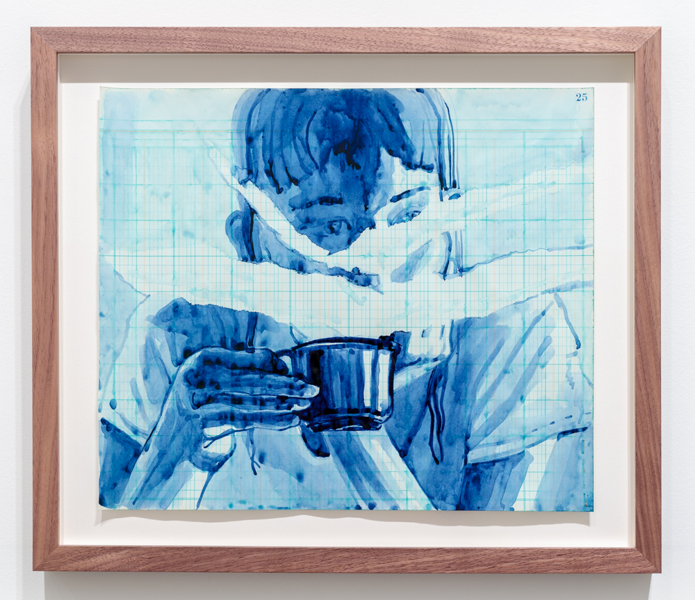 Tyler Bright Hilton, Painting without eyes (framed)