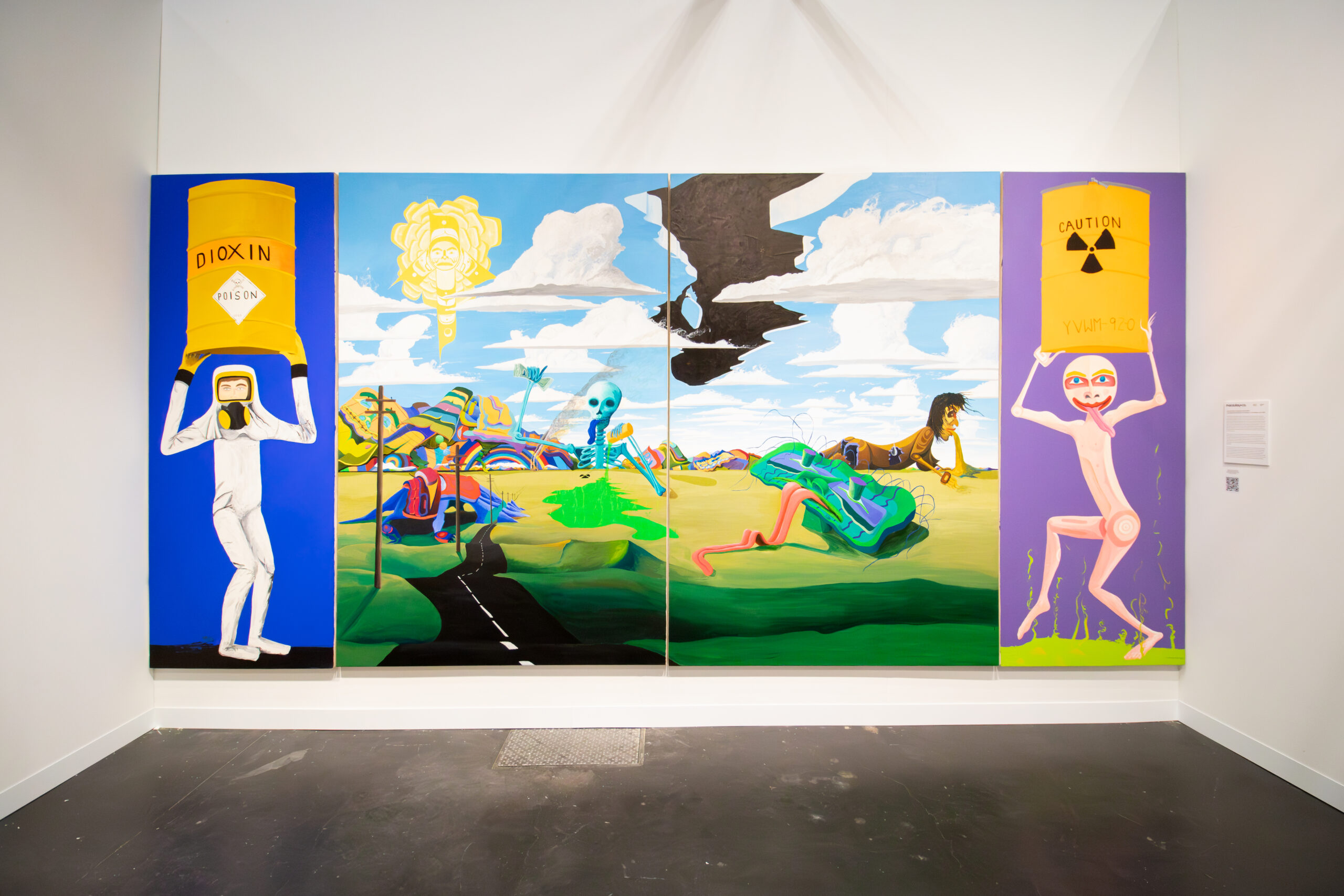 INSTALL VIEW, THE ARMORY, NEW YORK, SEPTEMBER 2023. 