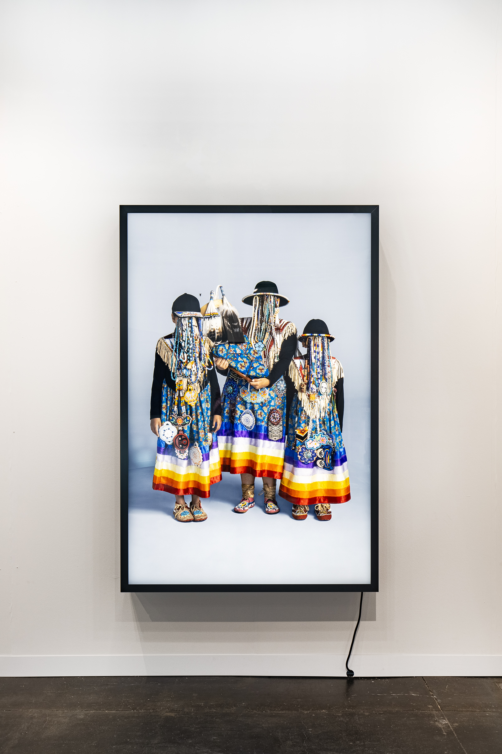 Dana Claxton, Headdress - Shadae and her Girlz