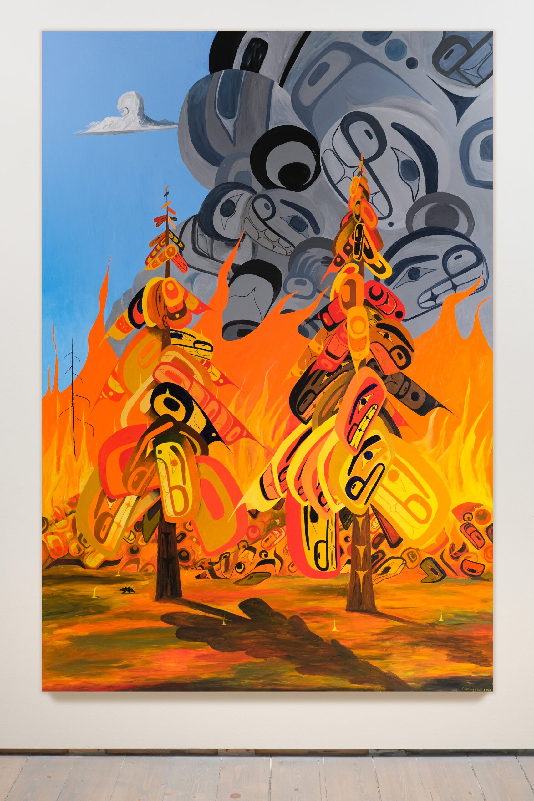 The wildfire and the bear