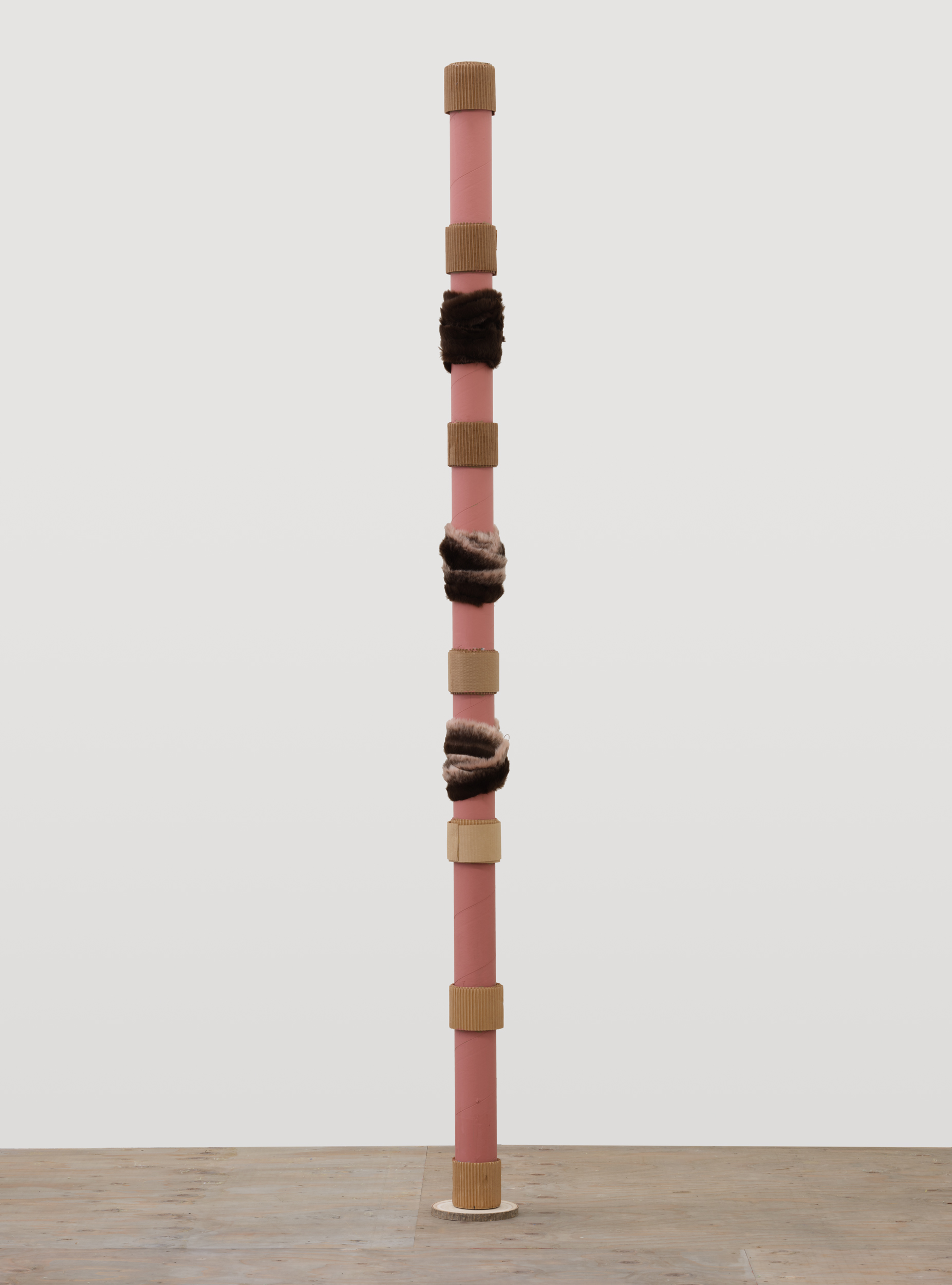 Pink with Fur Trim