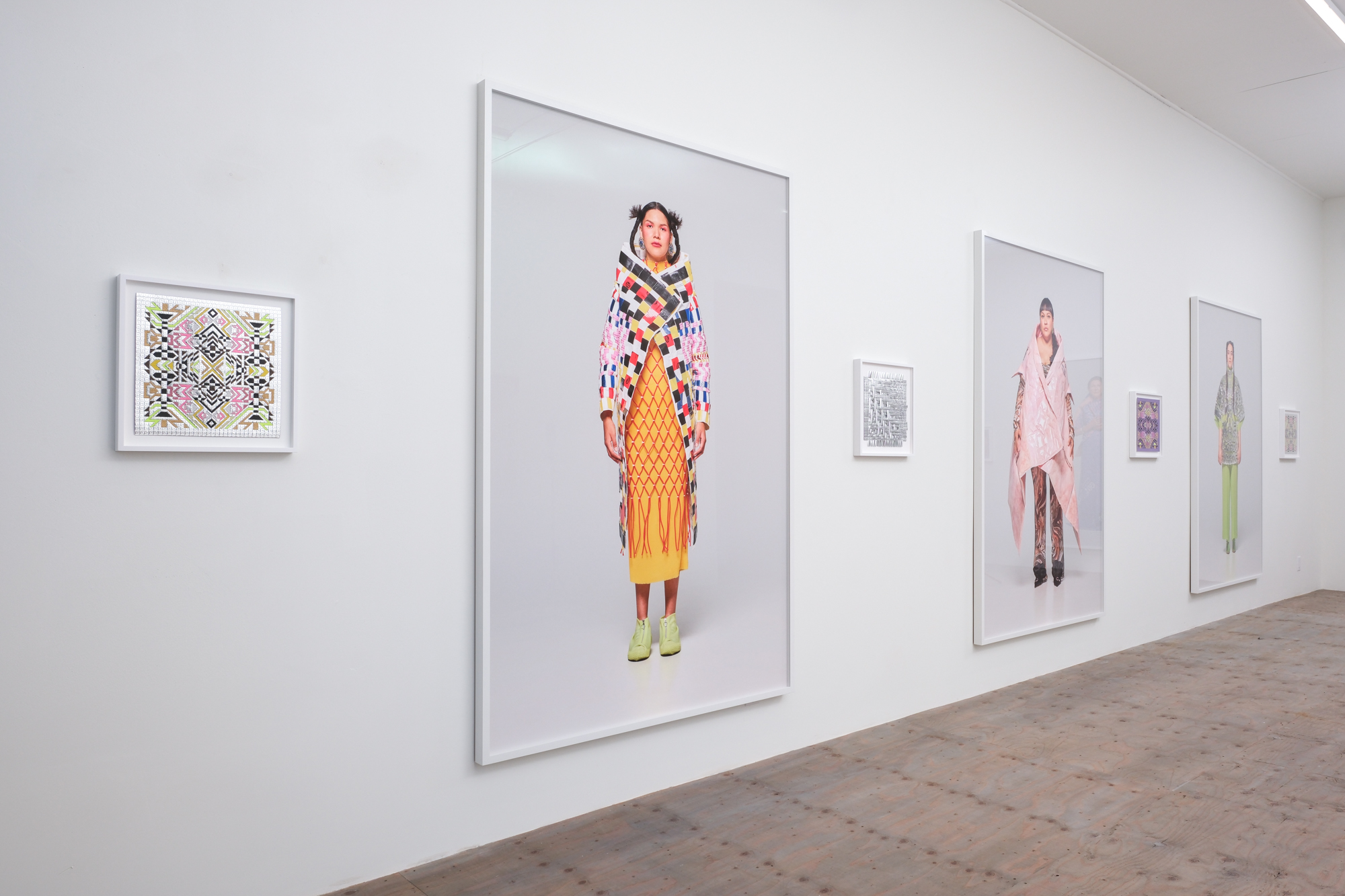 Installation View, Caroline Monnet: Materials of Memory, 2026, Macaulay + Co. 