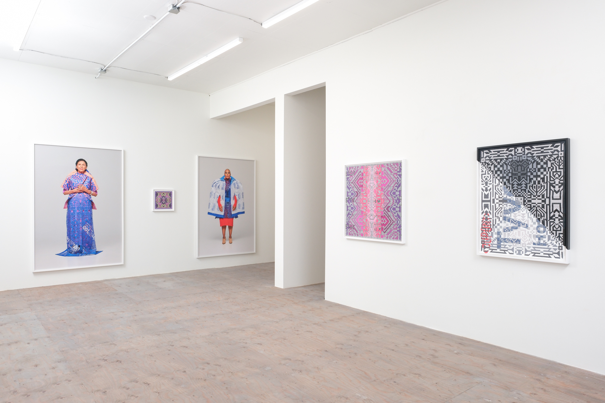 Installation View, Caroline Monnet: Materials of Memory, 2026, Macaulay + Co. 