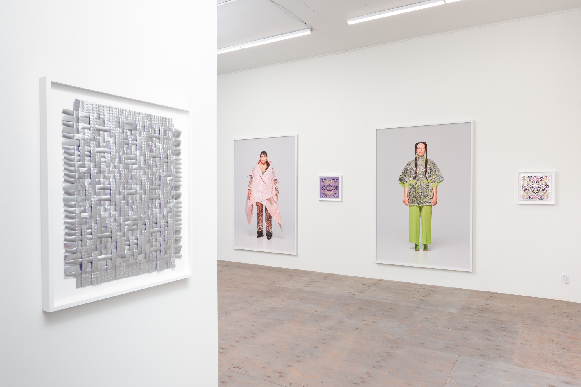 Installation View, Caroline Monnet: Materials of Memory, 2026, Macaulay + Co. 